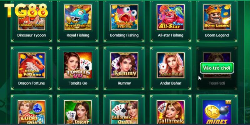 Điểm danh các tựa game hot nhất 2025 có tại TG88 dành riêng cho bạn